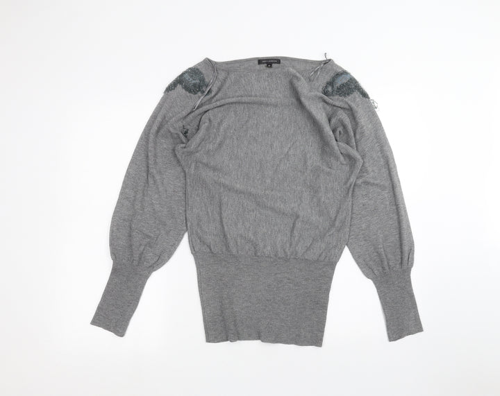QED London Womens Grey   Pullover Jumper Size 10