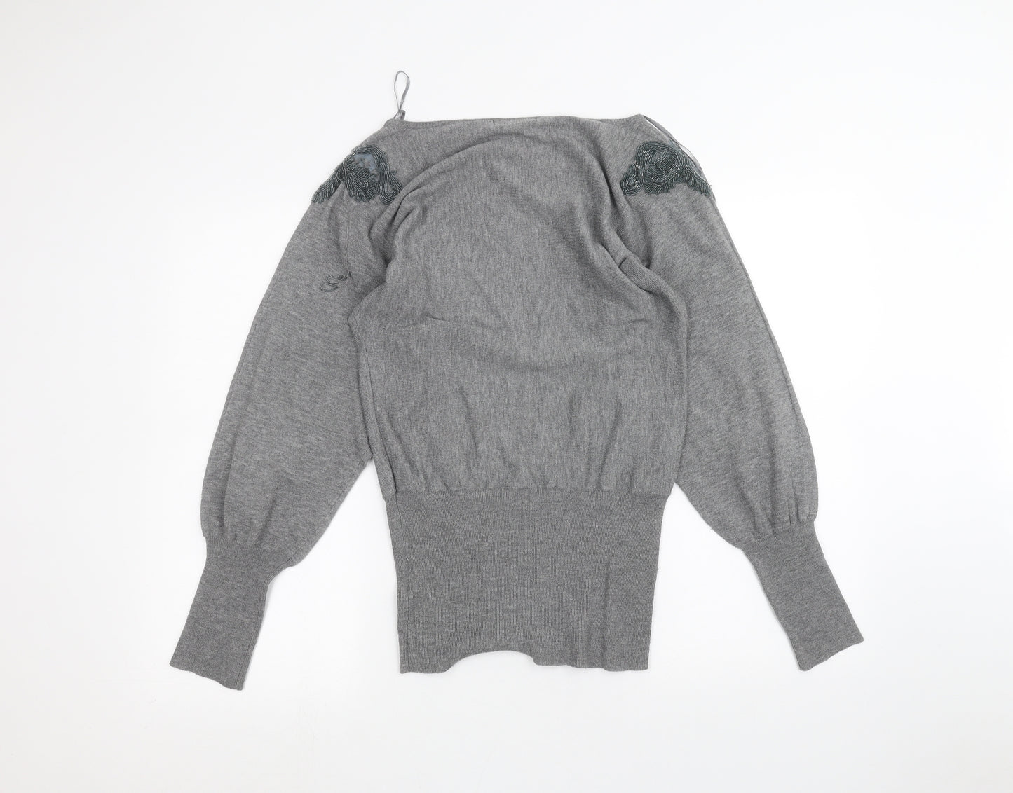 QED London Womens Grey   Pullover Jumper Size 10
