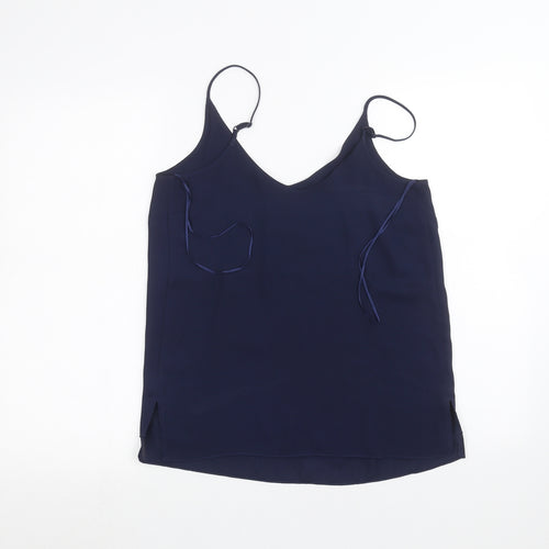 George Womens Blue   Basic Blouse Size 8