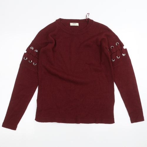 Papaya Womens Red   Pullover Jumper Size S