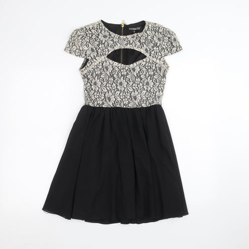 Missguided Womens Black   A-Line  Size 10