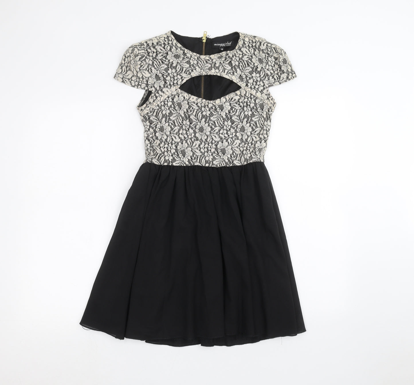 Missguided Womens Black   A-Line  Size 10