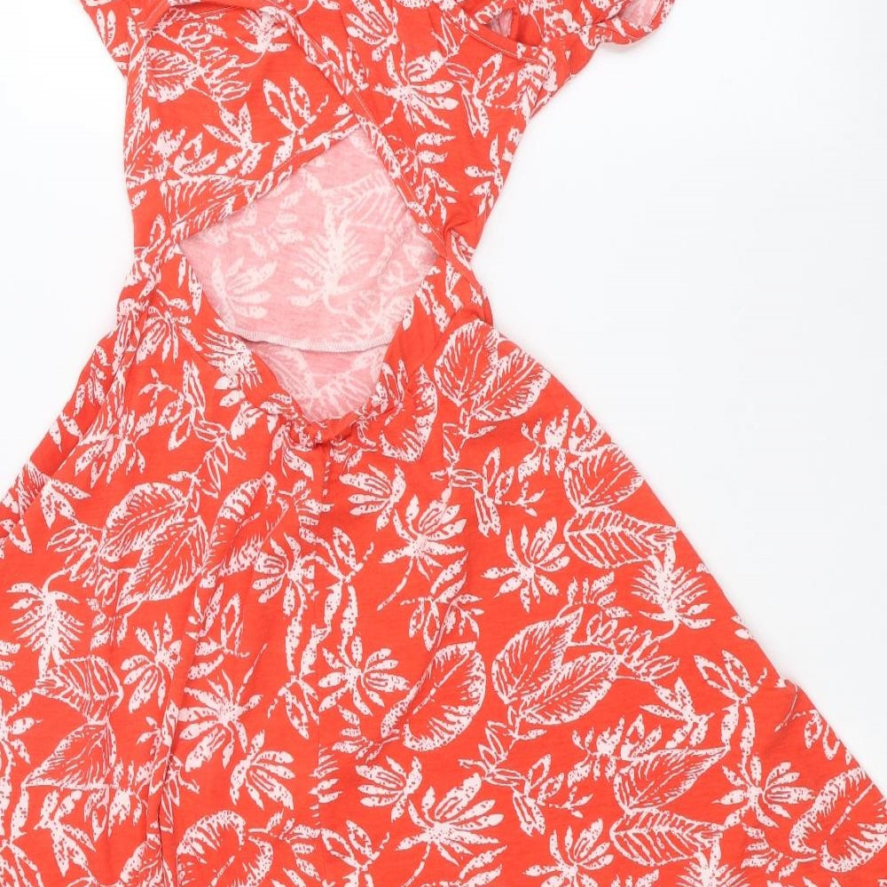 Club L Womens Red   A-Line  Size 8