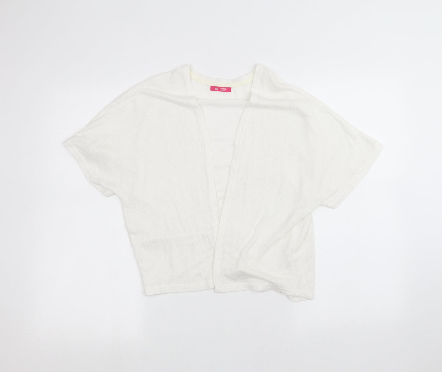 Young Dimension Girls White   Cardigan Jumper Size 9-10 Years