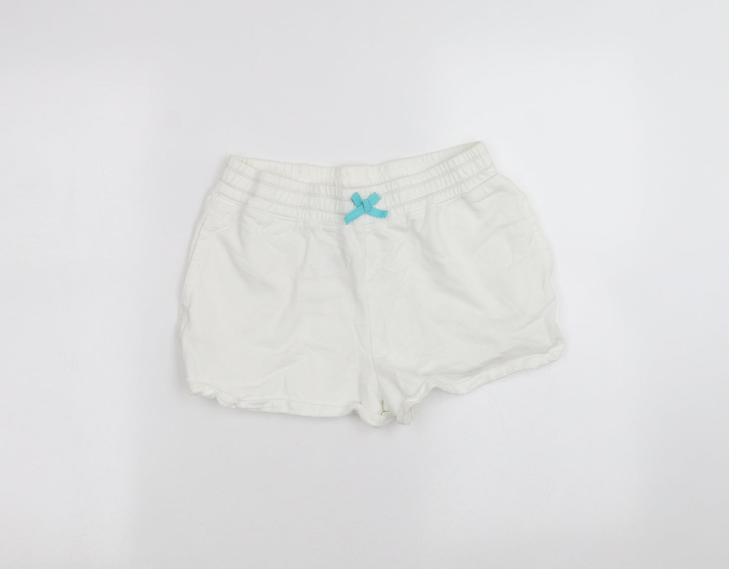 George Girls White   Sweat Shorts Size 12-13 Years