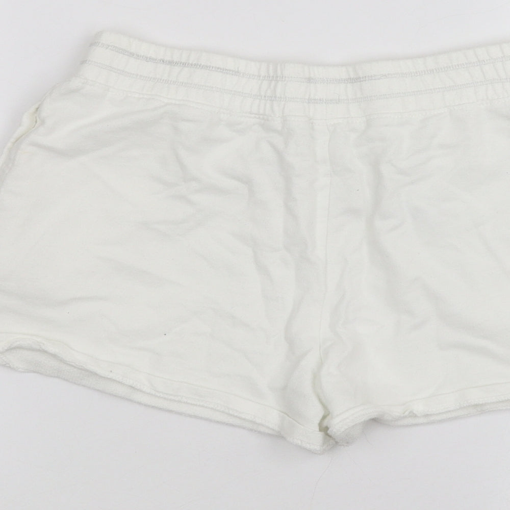 George Girls White   Sweat Shorts Size 12-13 Years