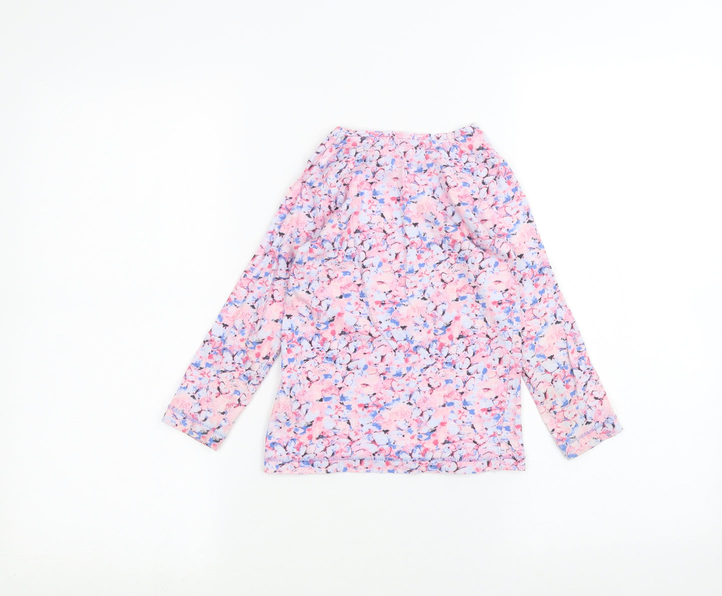 NEXT Girls Pink Floral  Basic T-Shirt Size 4 Years