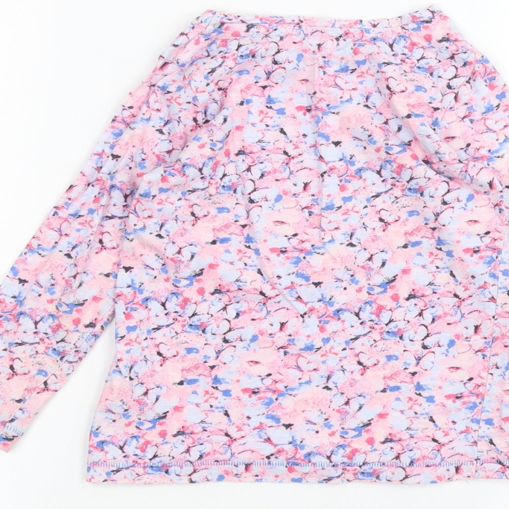 NEXT Girls Pink Floral  Basic T-Shirt Size 4 Years