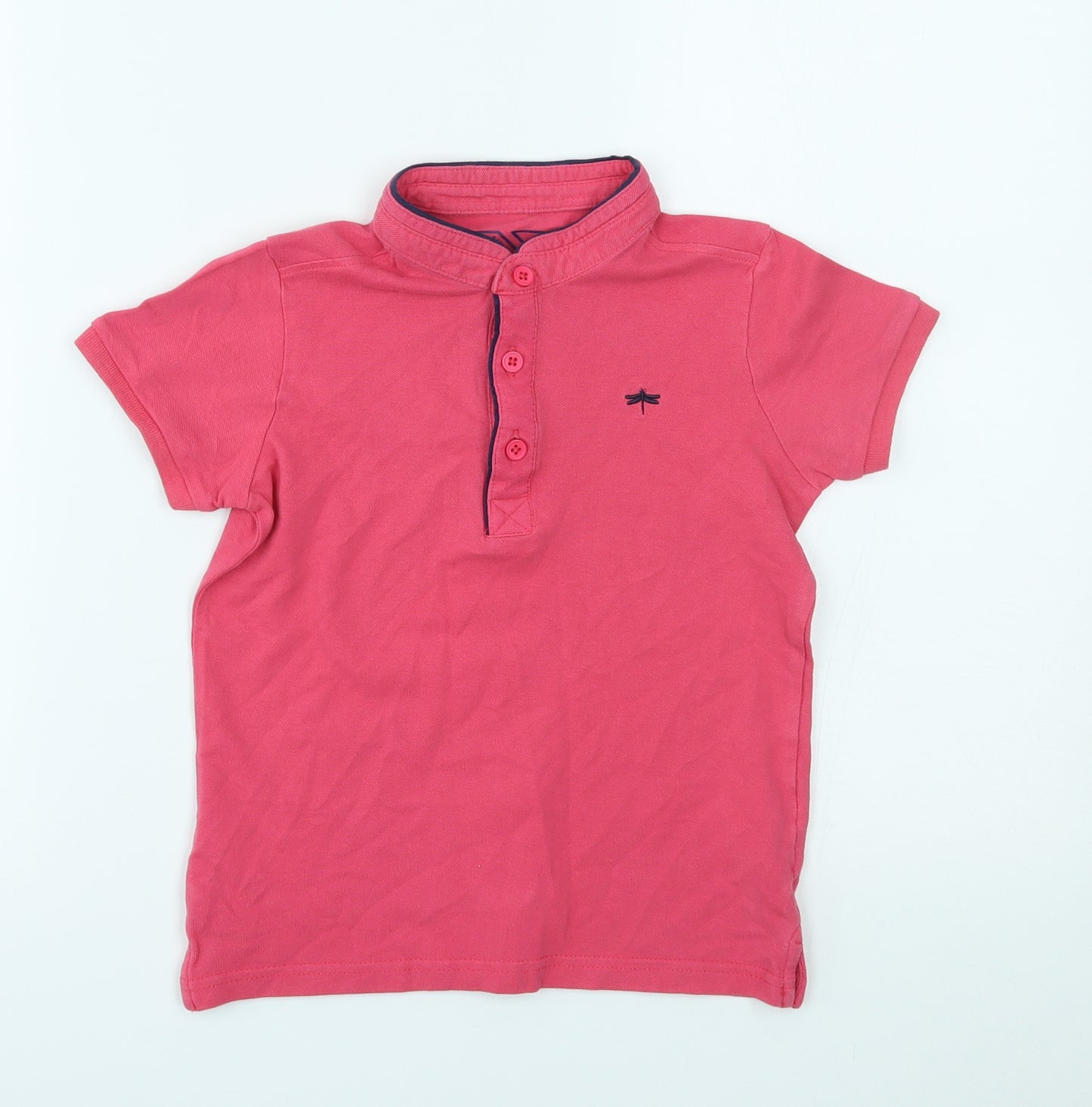 Matalan Boys Pink   Basic Polo Size 7 Years