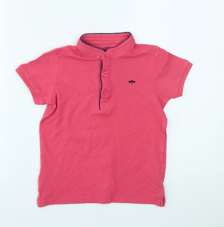 Matalan Boys Pink   Basic Polo Size 7 Years