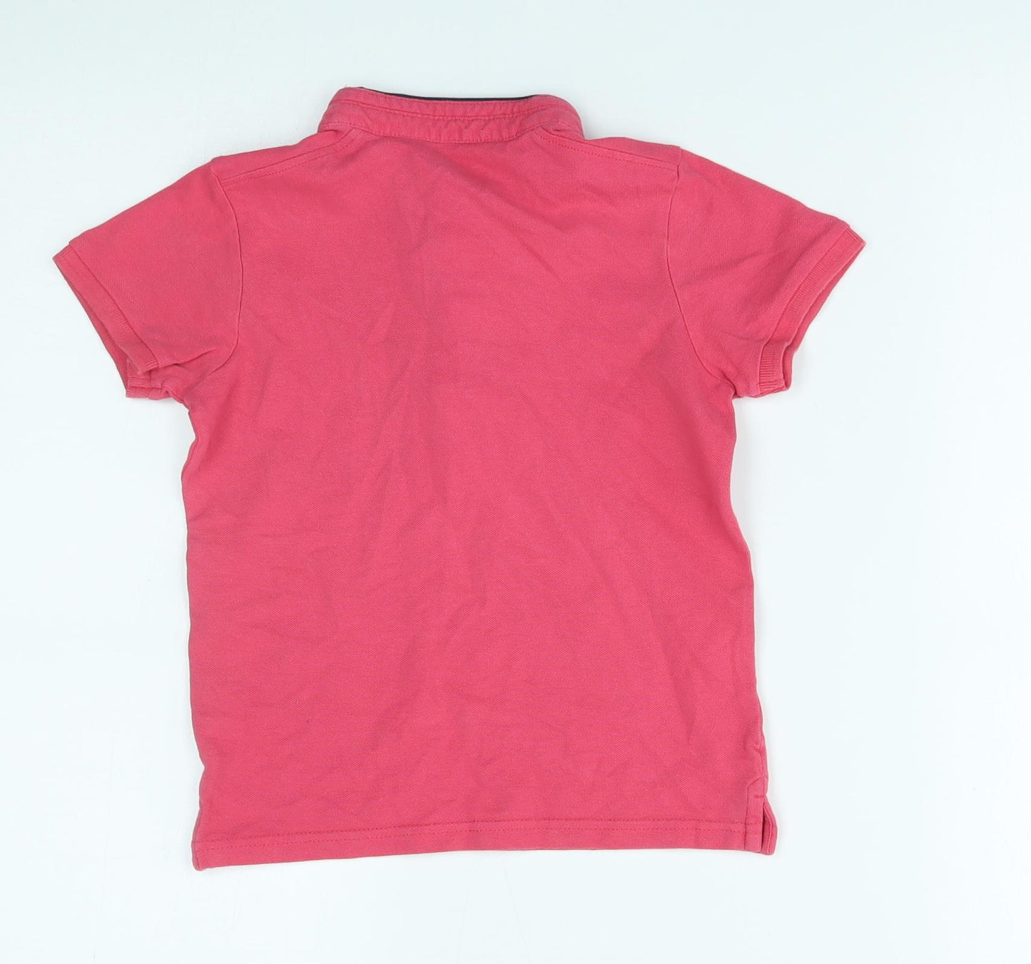 Matalan Boys Pink   Basic Polo Size 7 Years