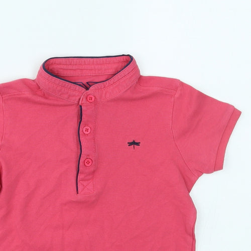 Matalan Boys Pink   Basic Polo Size 7 Years