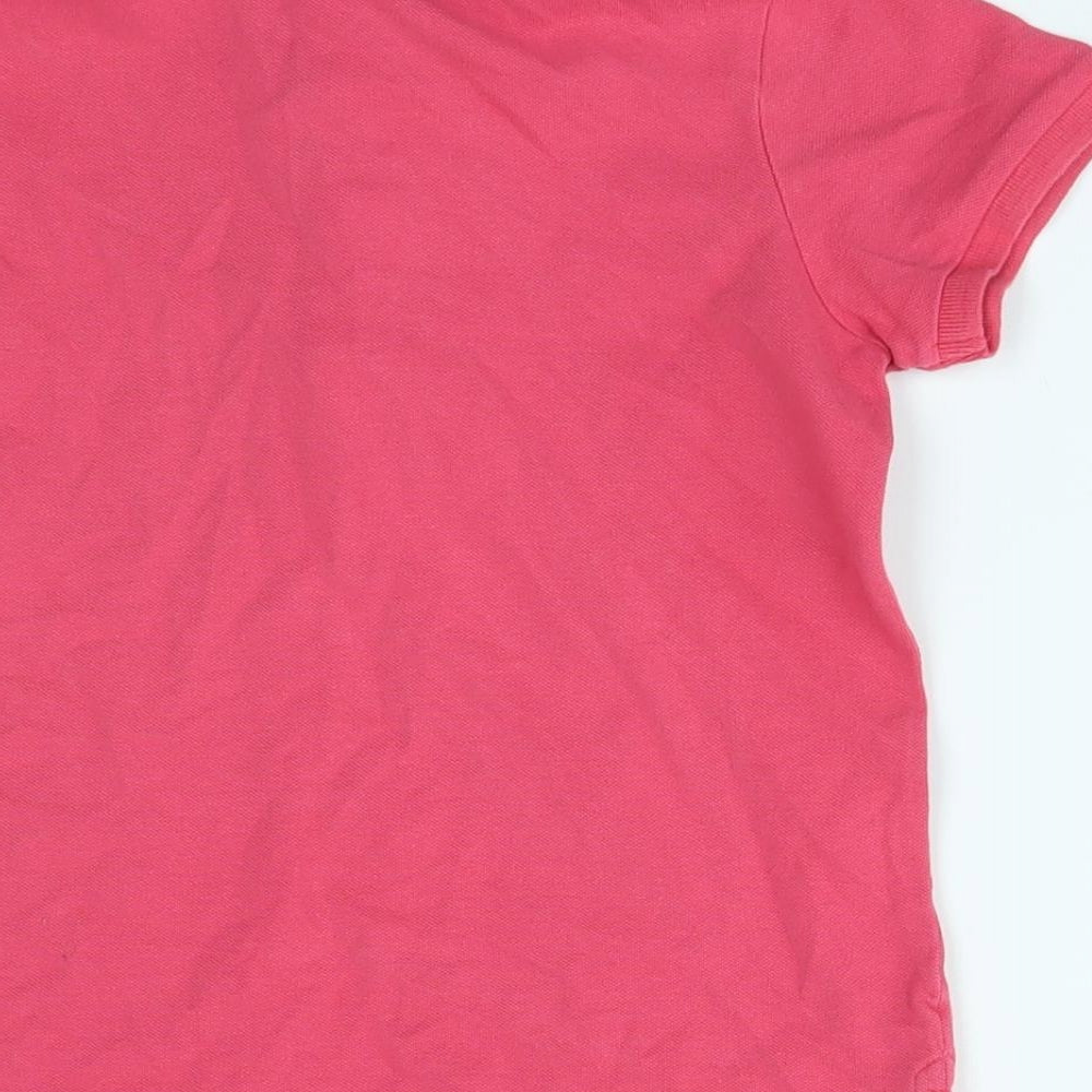 Matalan Boys Pink   Basic Polo Size 7 Years