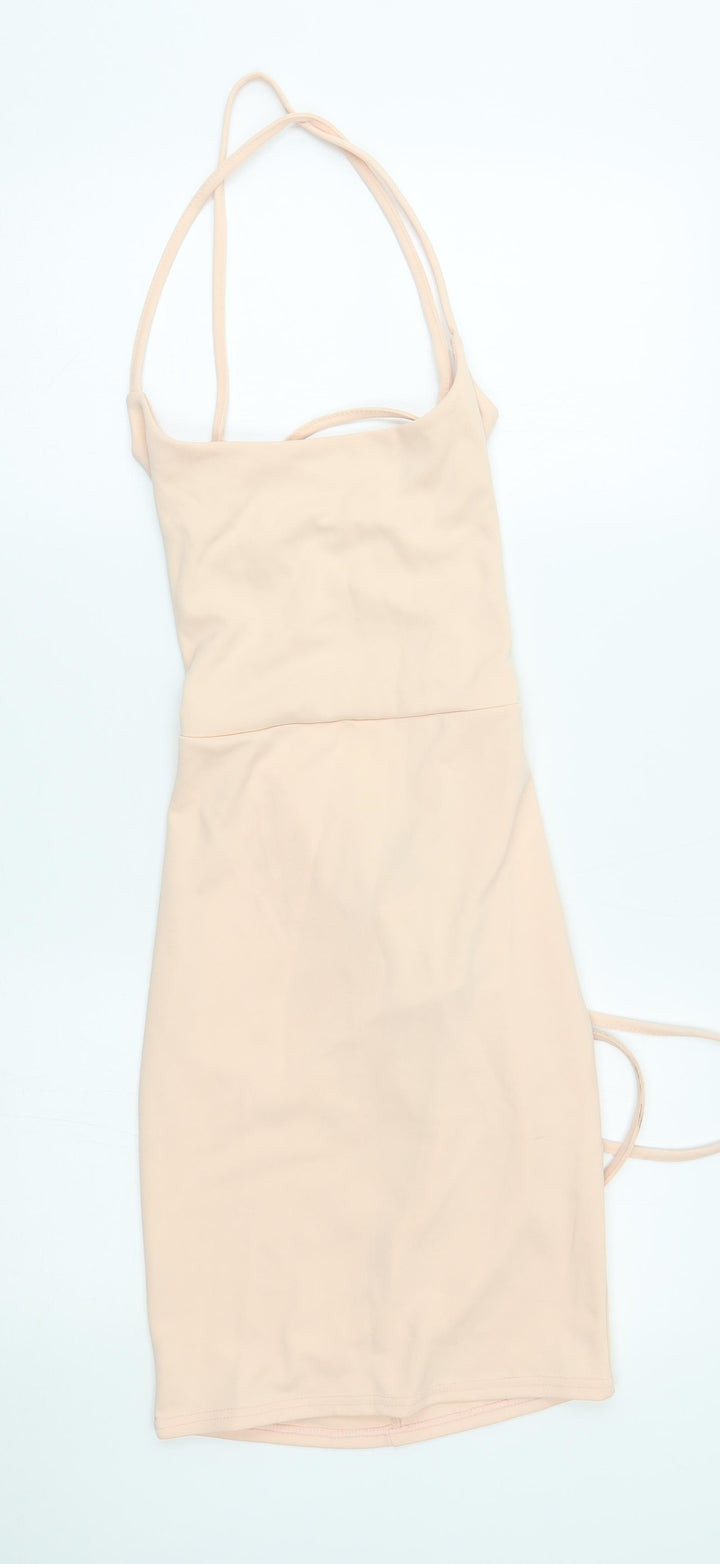 Ikrush Womens Pink Bodycon Size 10