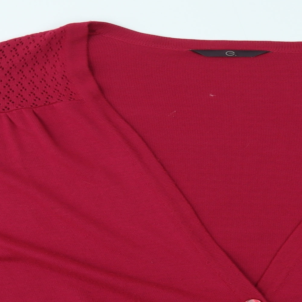 Evans Womens Pink   Cardigan Jumper Size 26