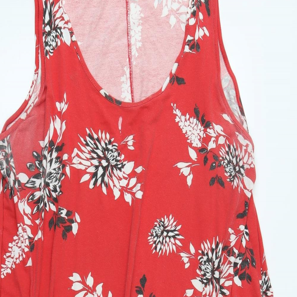 Yours Womens Red Floral  A-Line  Size 24