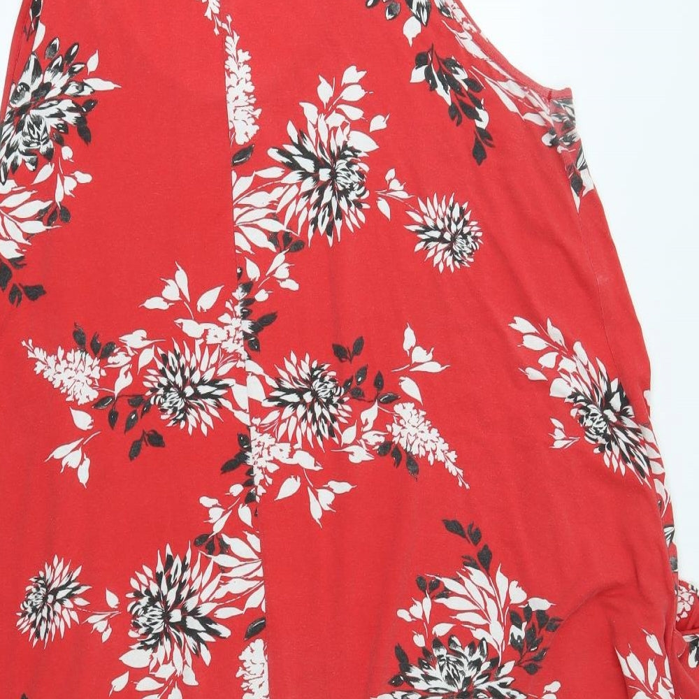 Yours Womens Red Floral  A-Line  Size 24