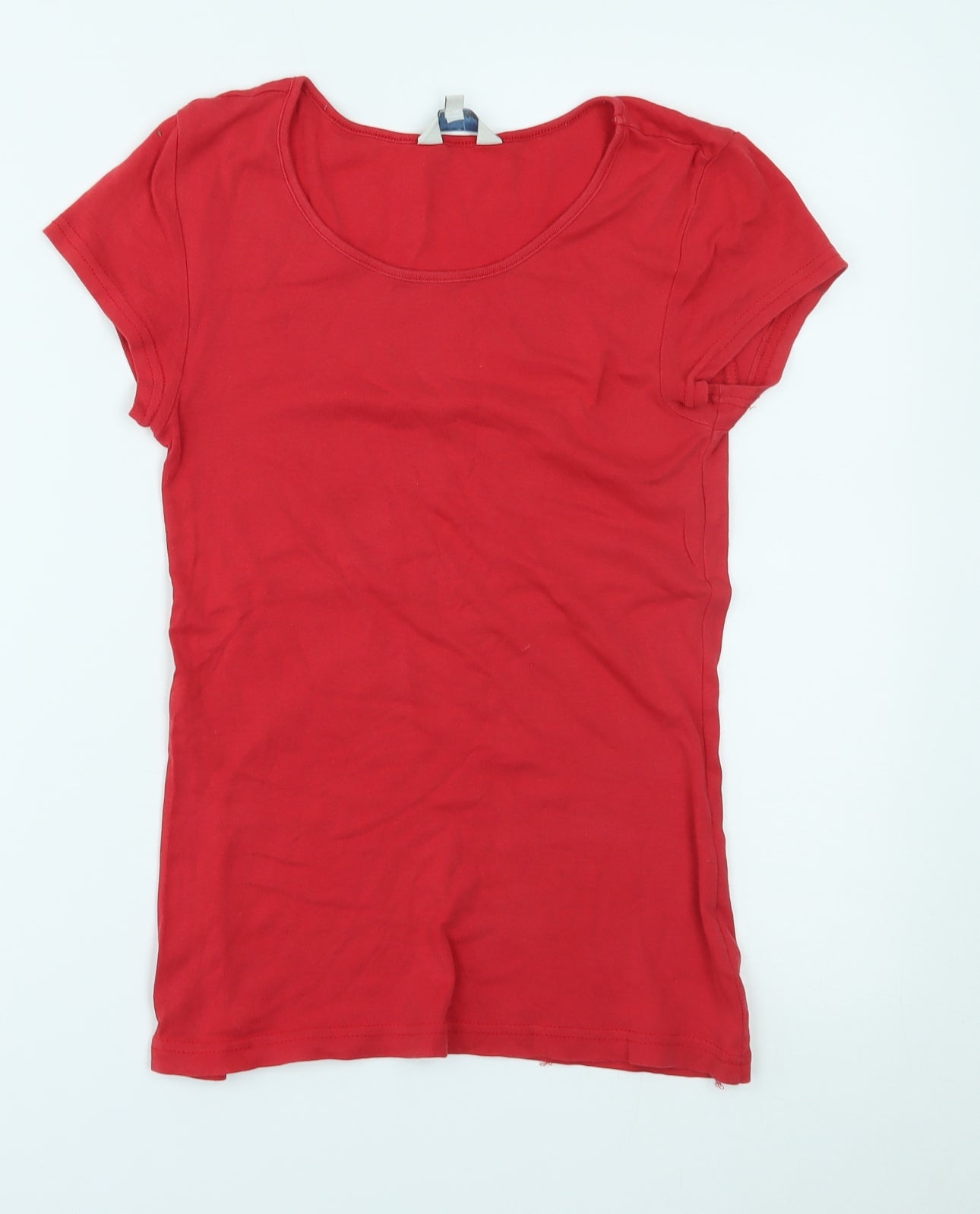 Peacocks Womens Red   Basic T-Shirt Size 10
