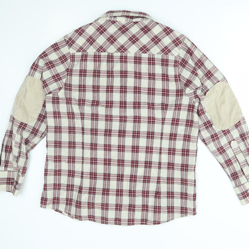 granite Womens Red Plaid  Basic Button-Up Size 12