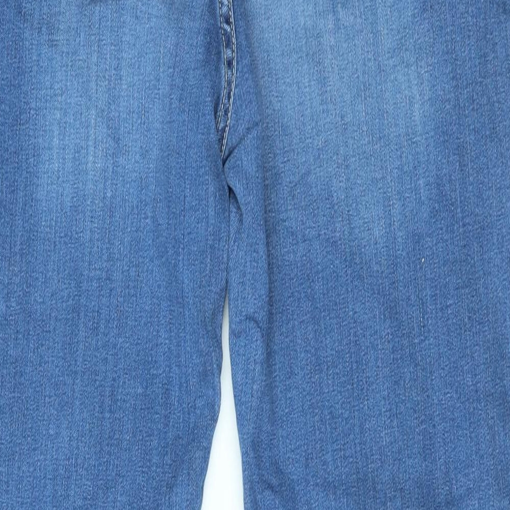 M&S Womens Blue   Straight Jeans Size 32 in L28 in