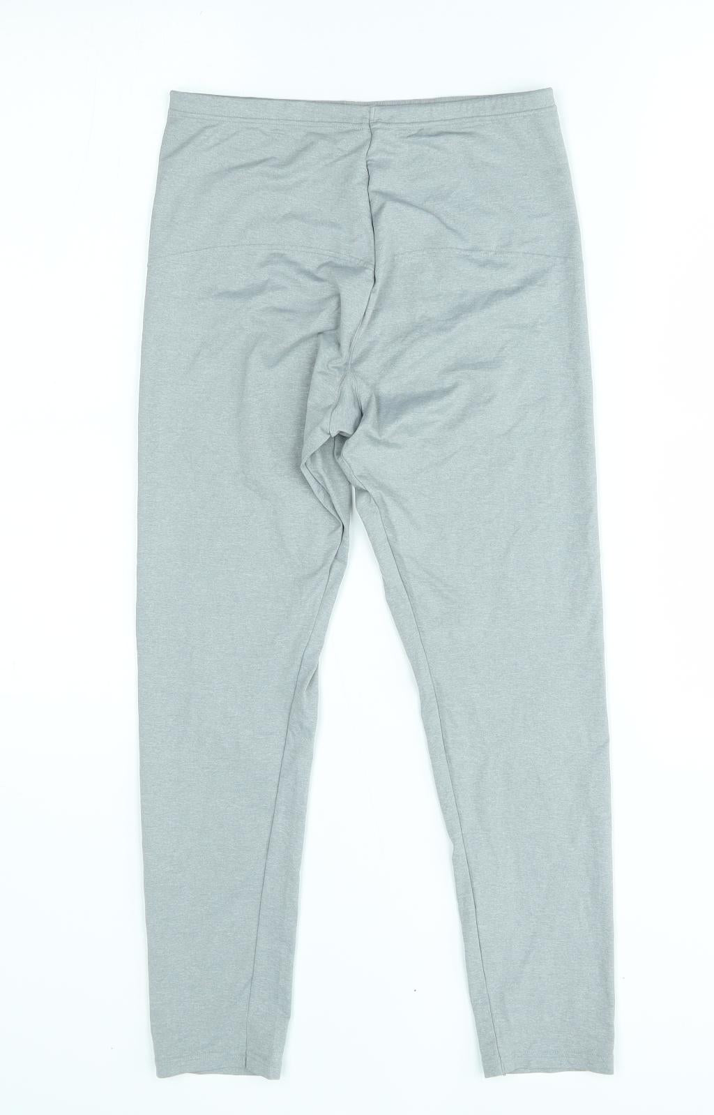 Flexees Womens Grey    Leggings  L21 in