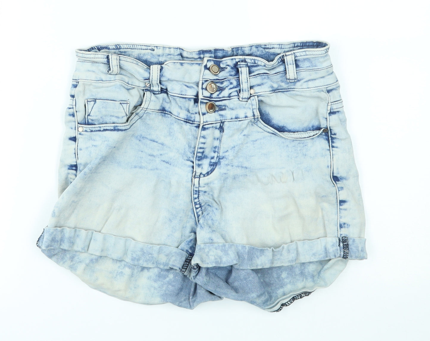 New Look Womens Blue   Hot Pants Shorts Size 10 -