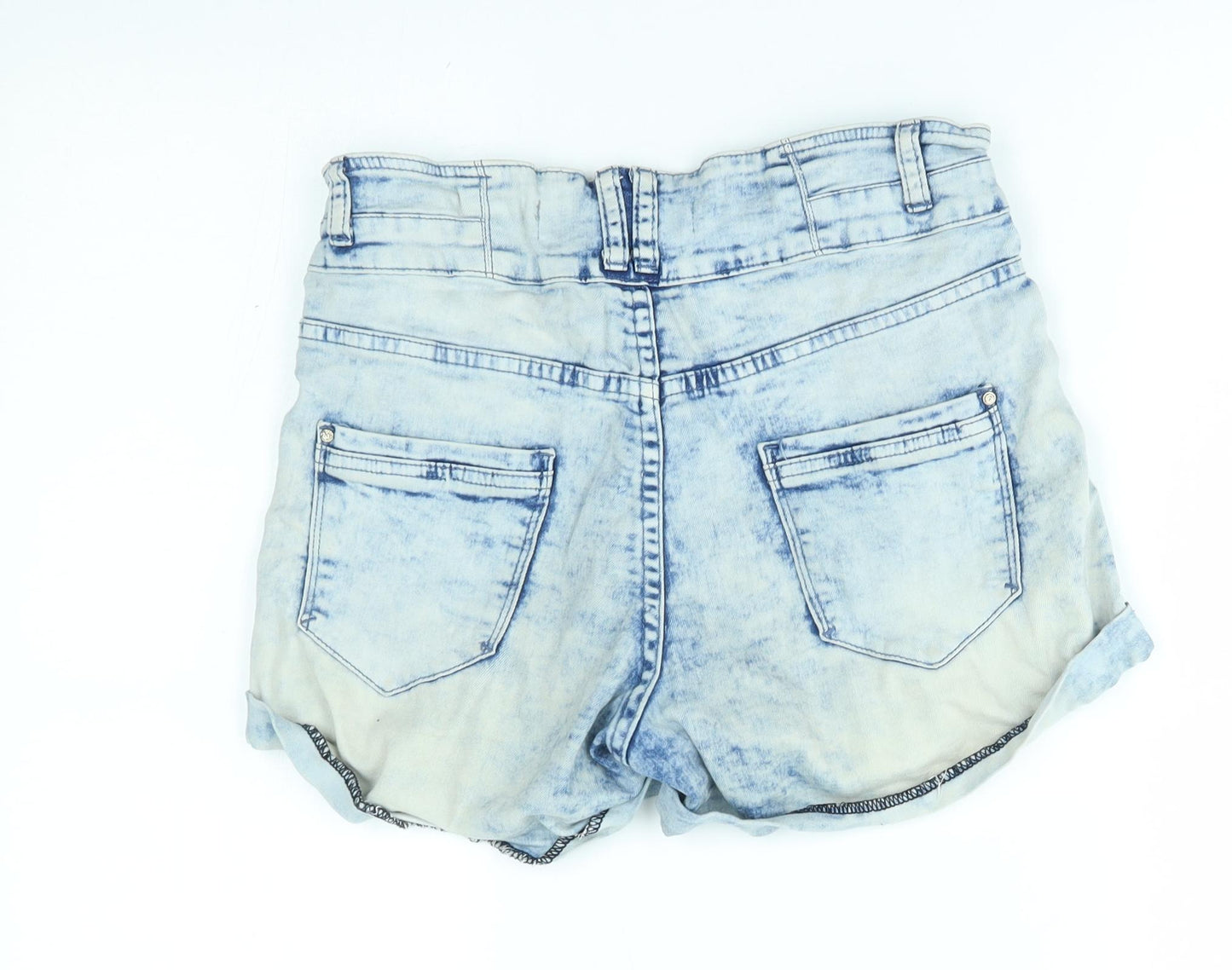 New Look Womens Blue   Hot Pants Shorts Size 10 -