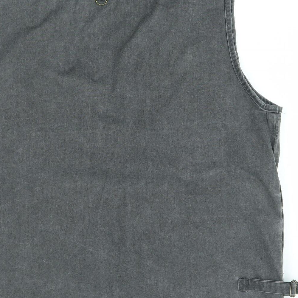 sport technical wear Mens Grey  Denim Gilet Jacket Size 2XL