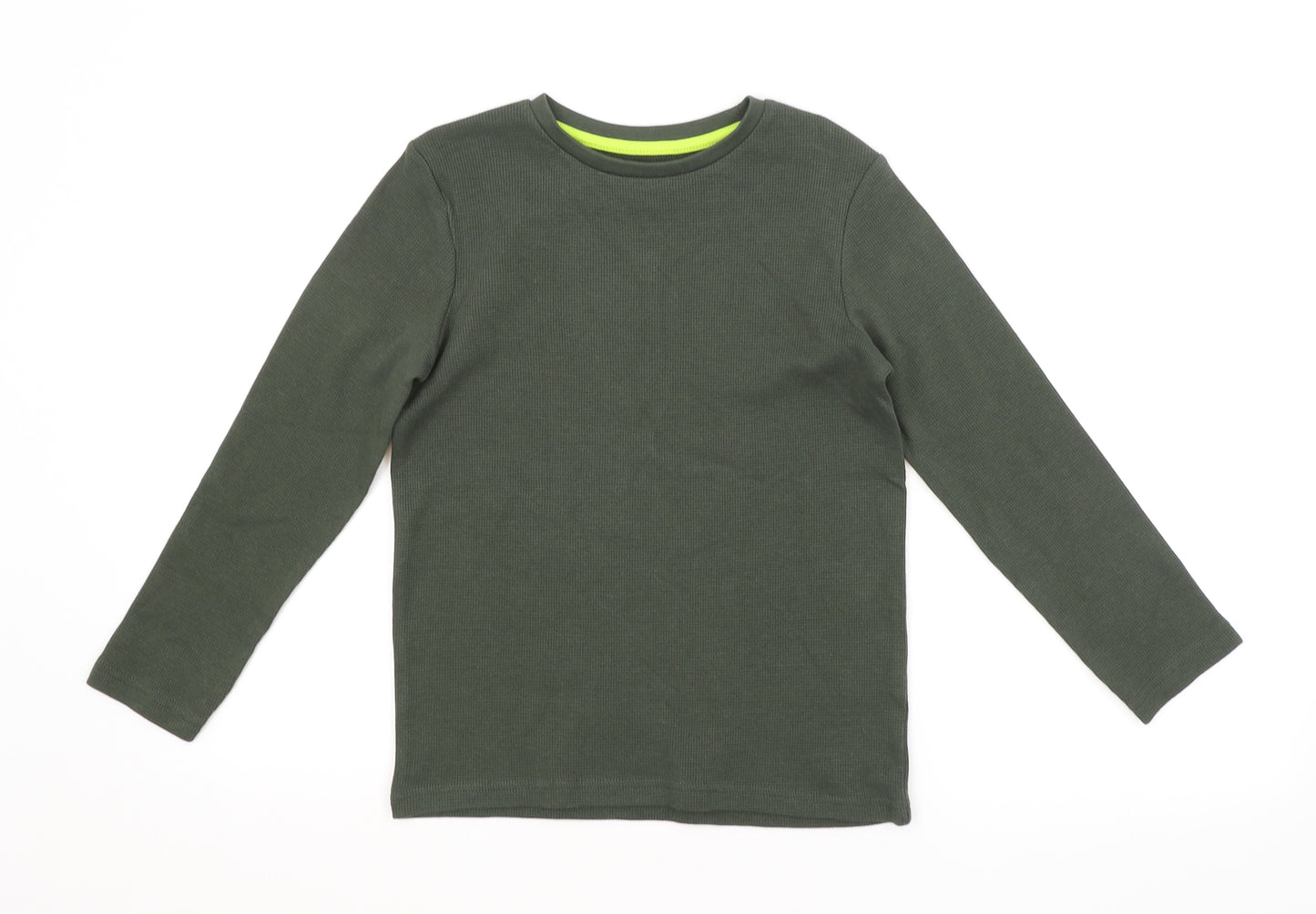 TU Boys Green   Pullover Jumper Size 7 Years