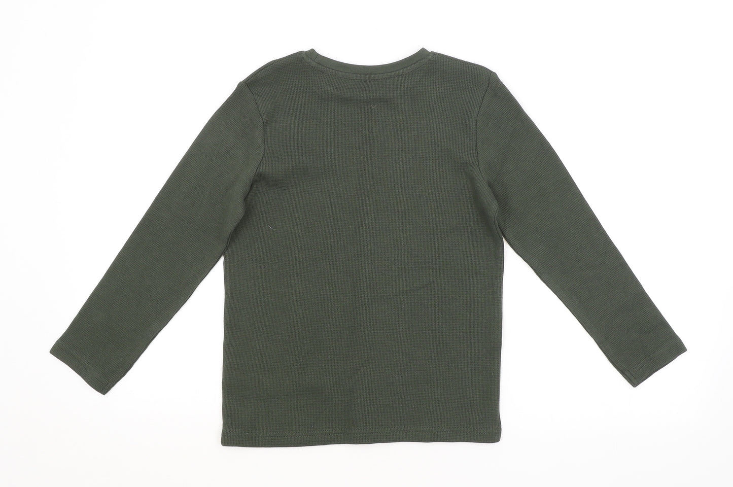 TU Boys Green   Pullover Jumper Size 7 Years