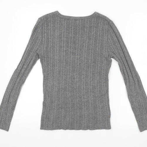 Primark Womens Grey   Pullover Jumper Size 10