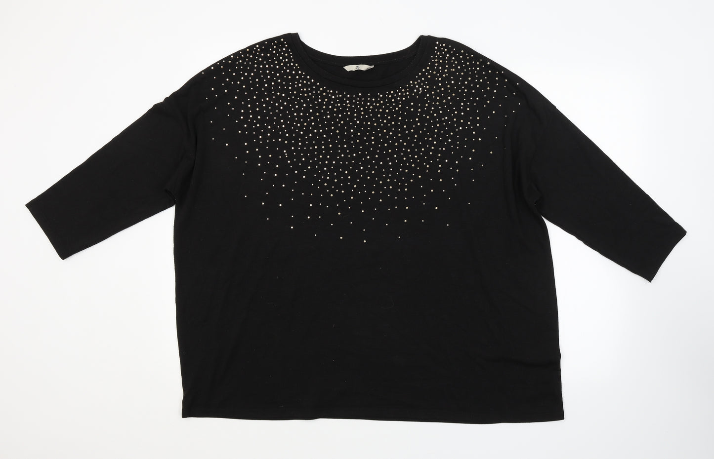 TU Womens Black   Basic Blouse Size 22