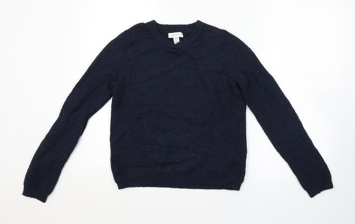 Topshop Womens Blue Pullover Jumper Size 10