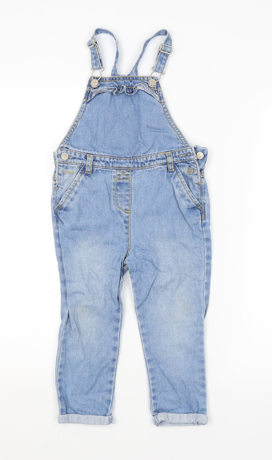 NEXT Girls Blue   Dungaree One-Piece Size 2-3 Years