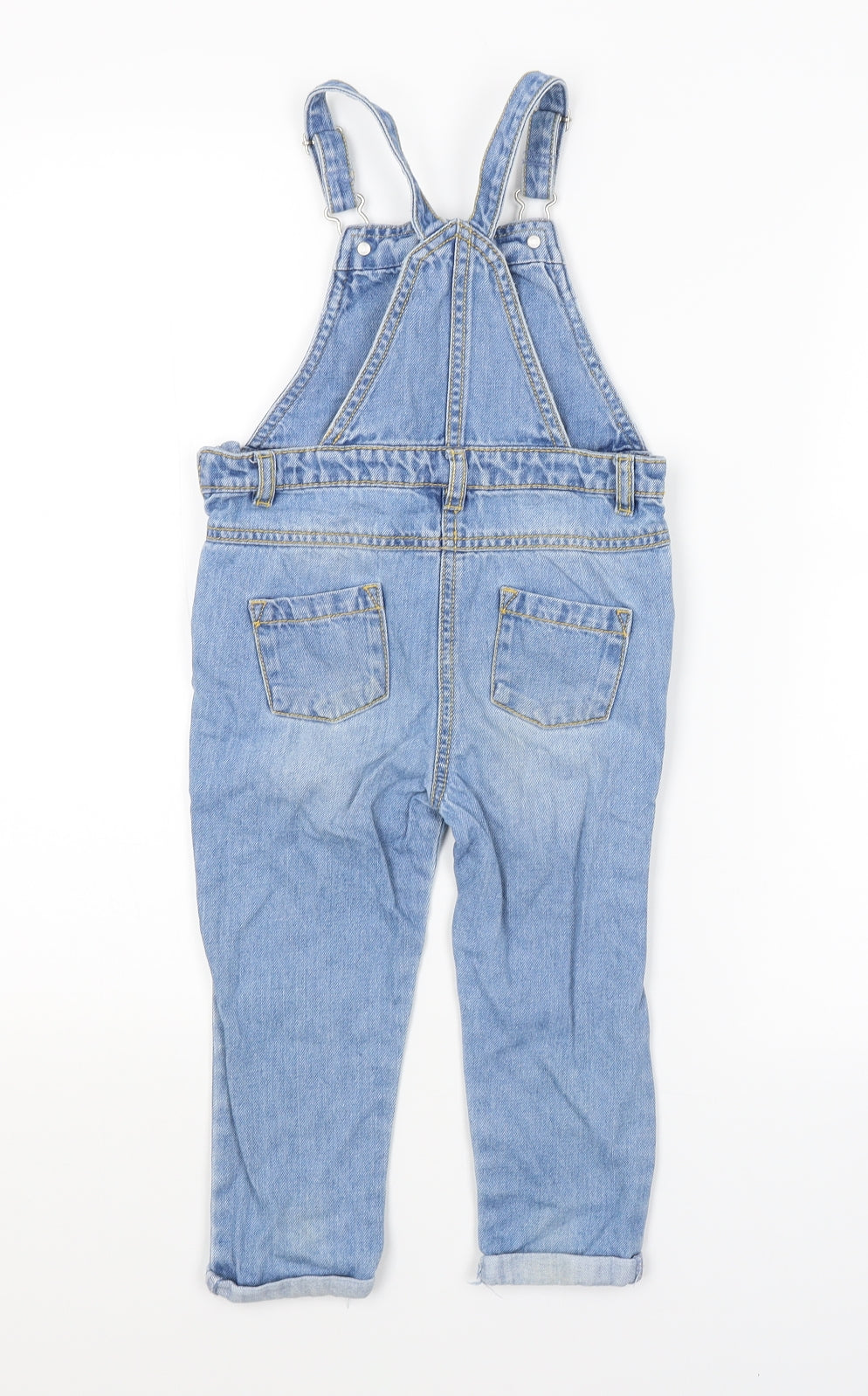 NEXT Girls Blue   Dungaree One-Piece Size 2-3 Years