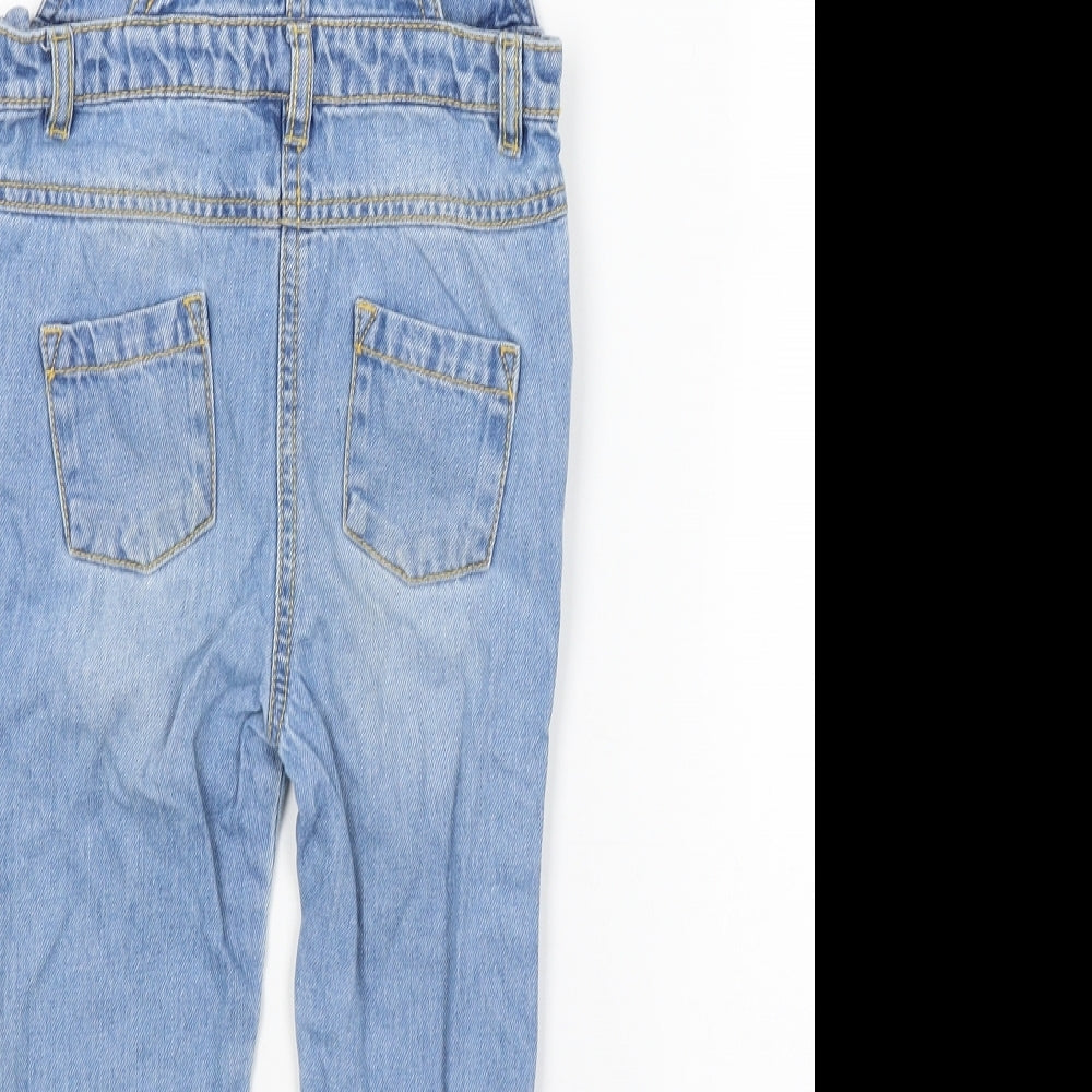 NEXT Girls Blue   Dungaree One-Piece Size 2-3 Years