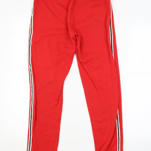 Preworn Womens Red   Sweatpants Trousers Size M L28 in
