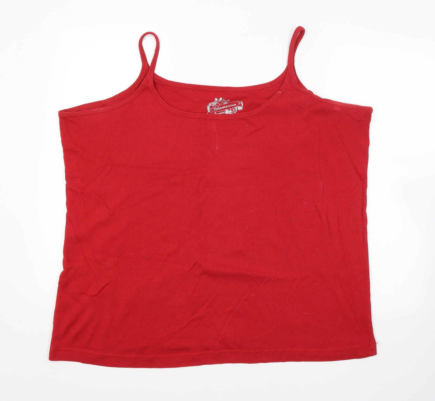 Glamorosa Womens Red   Basic Tank Size 30