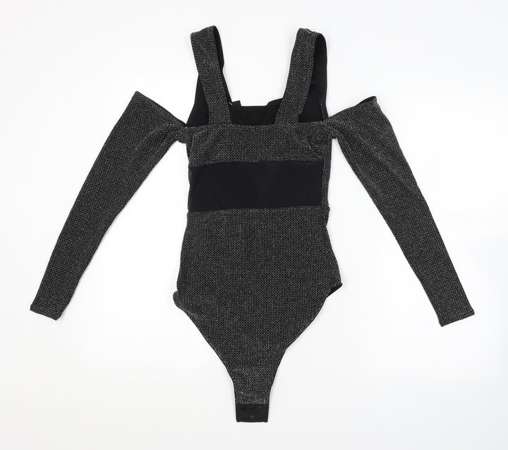 Simply Be Womens Grey Argyle/Diamond  Unitard One-Piece Size 12