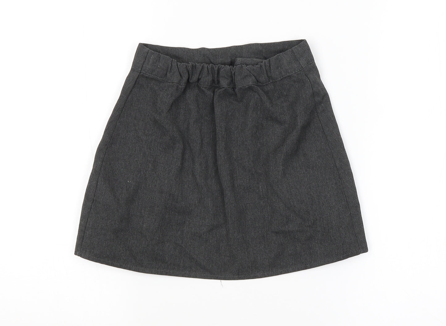 M&S Girls Grey   A-Line Skirt Size 5-6 Years