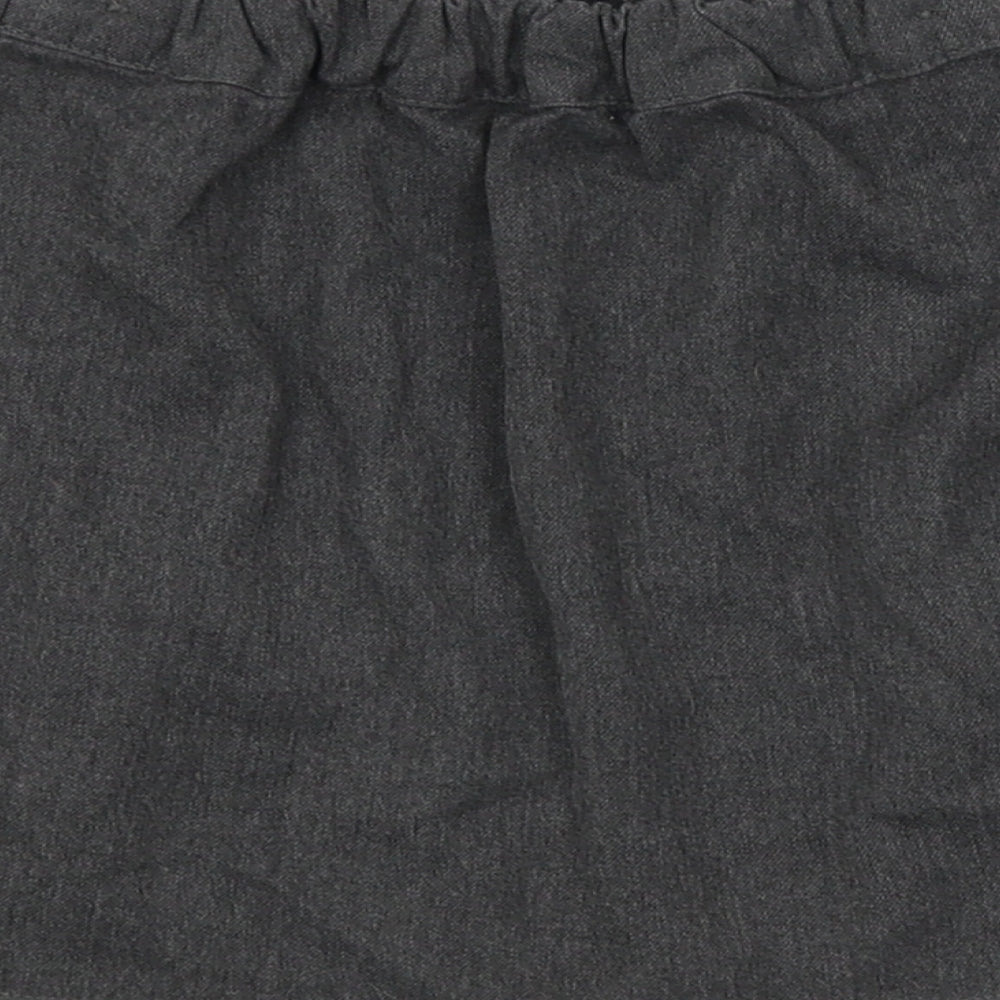 M&S Girls Grey   A-Line Skirt Size 5-6 Years