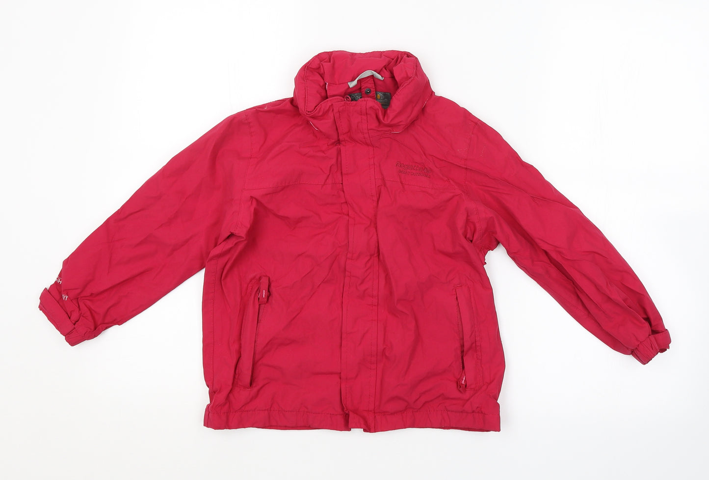 Regatta Girls Pink   Rain Coat Coat Size 5-6 Years