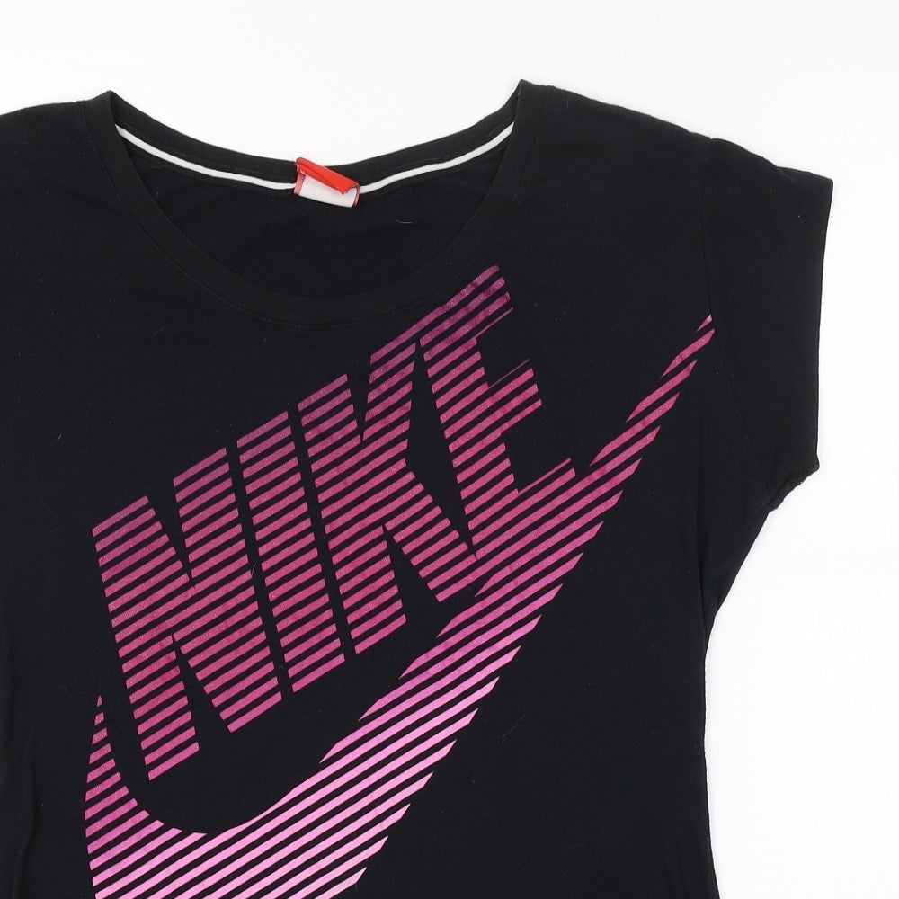 Nike Womens Black   Basic T-Shirt Size M