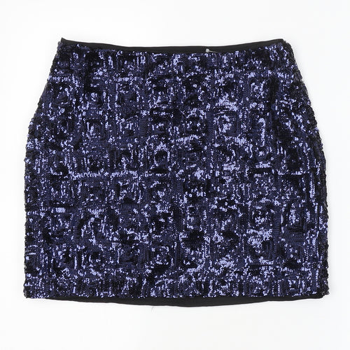 H&M Womens Blue   Straight & Pencil Skirt Size 8