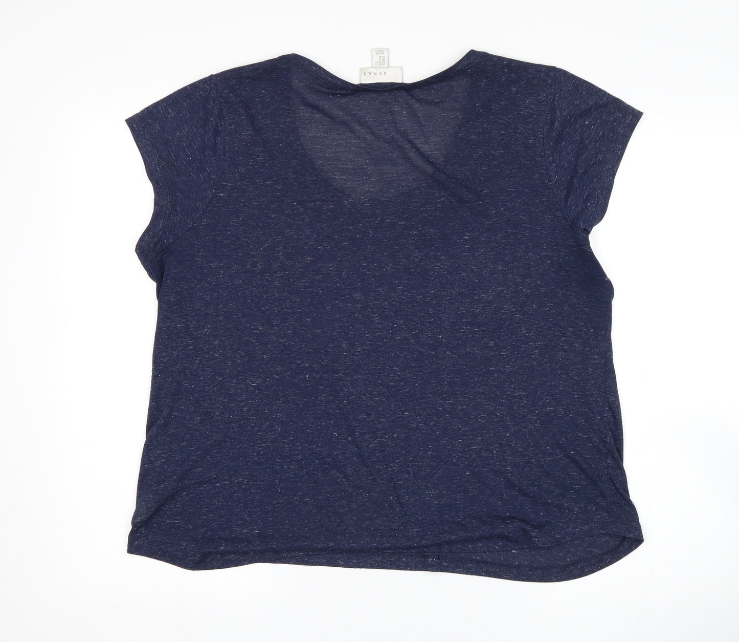 Kenar Womens Blue   Basic T-Shirt Size XL