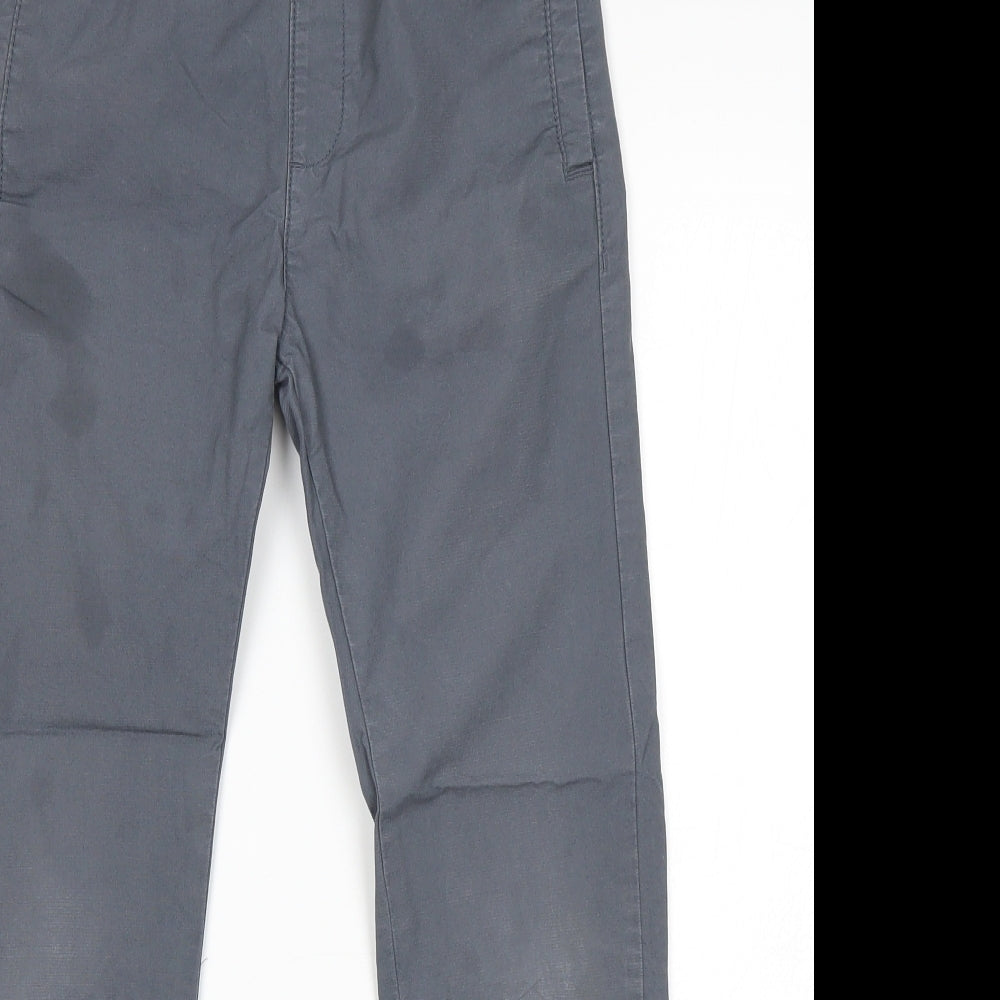 M&S Boys Grey   Chino Trousers Size 8-9 Years