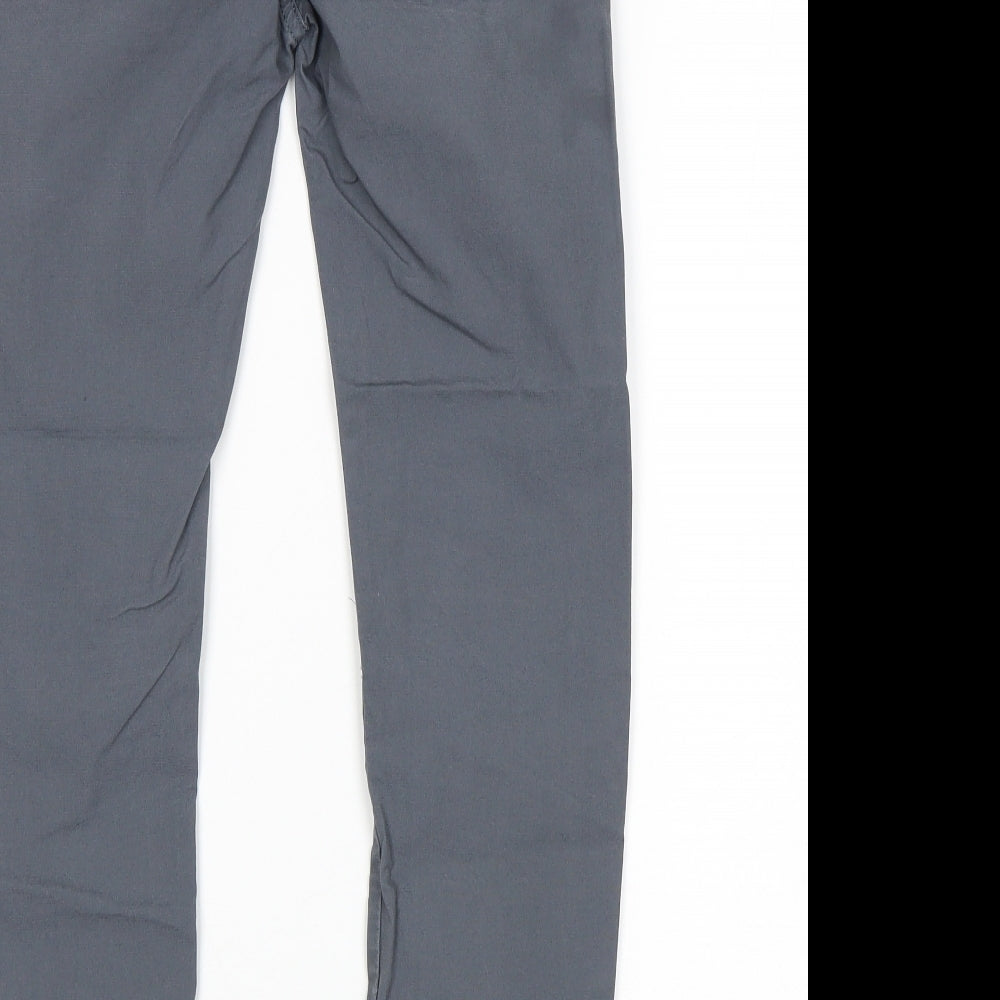 M&S Boys Grey   Chino Trousers Size 8-9 Years