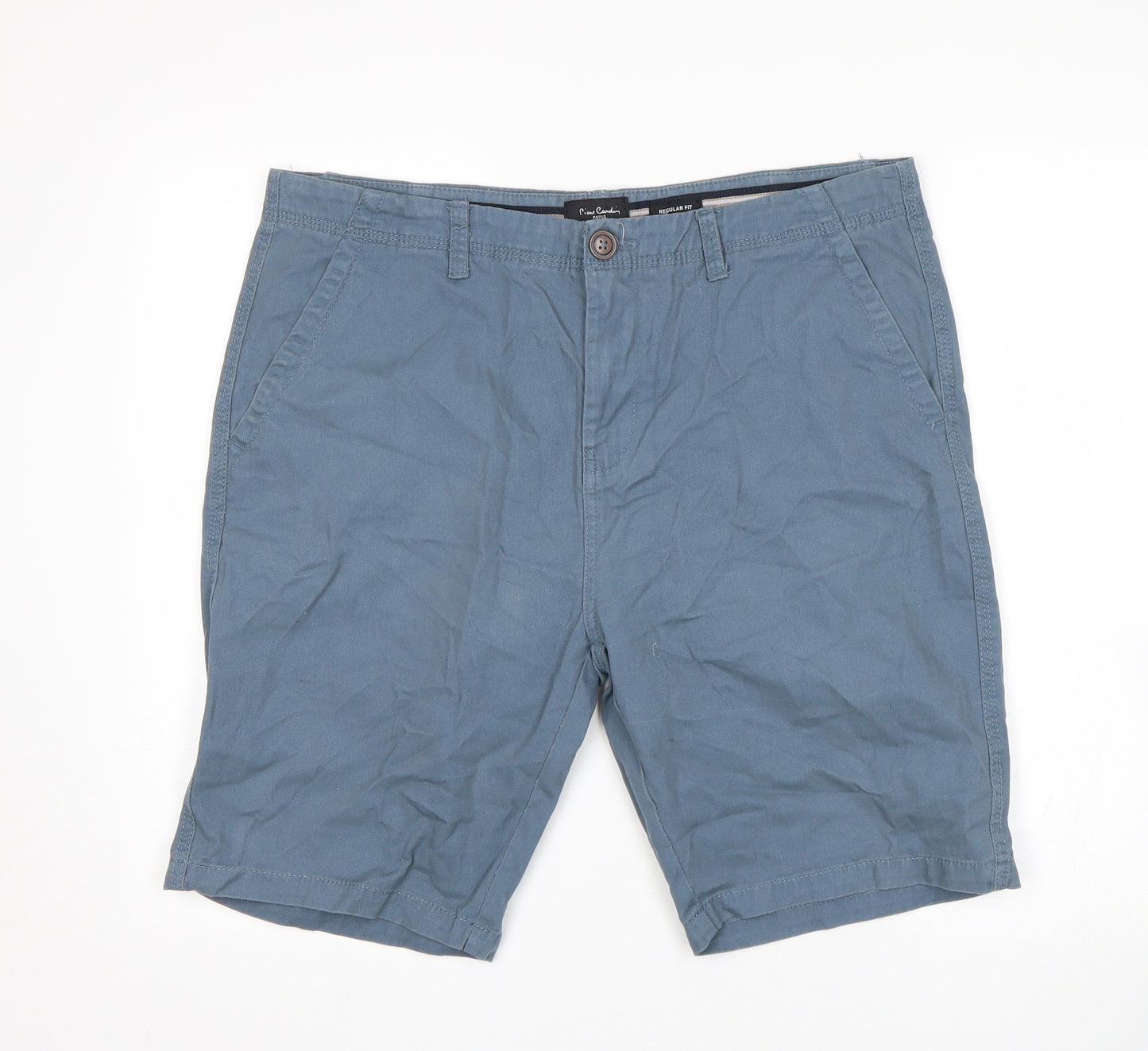 Pierre Cardin Mens Blue   Chino Shorts Size 38