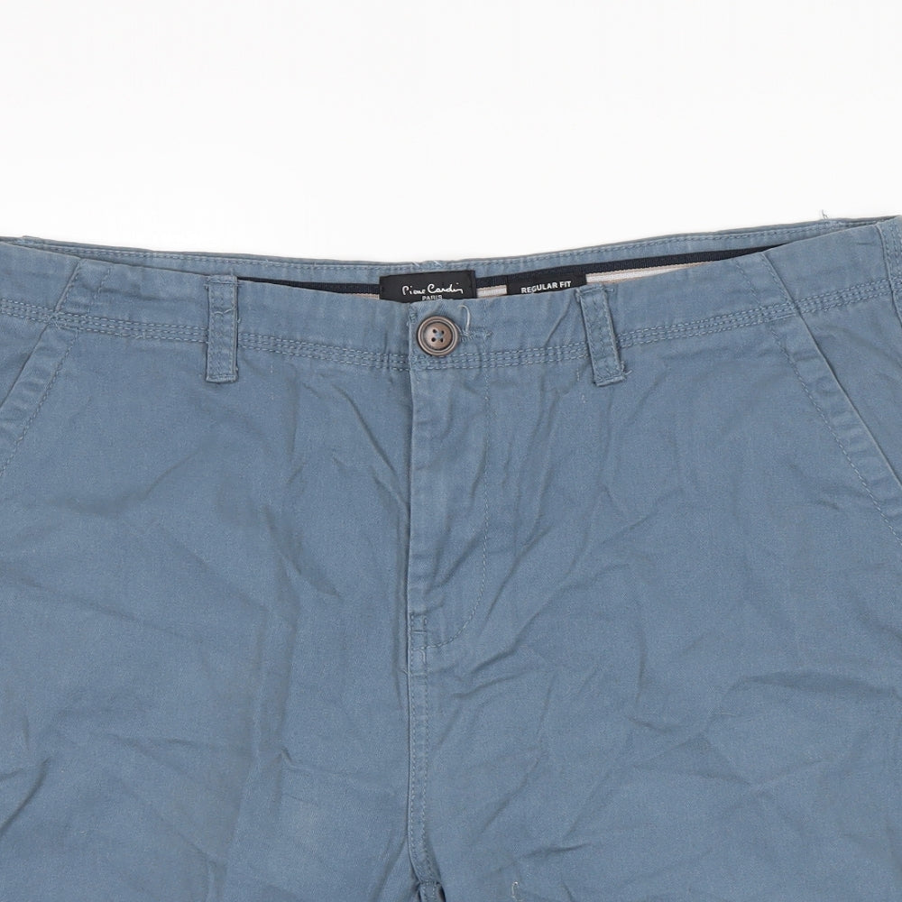 Pierre Cardin Mens Blue   Chino Shorts Size 38