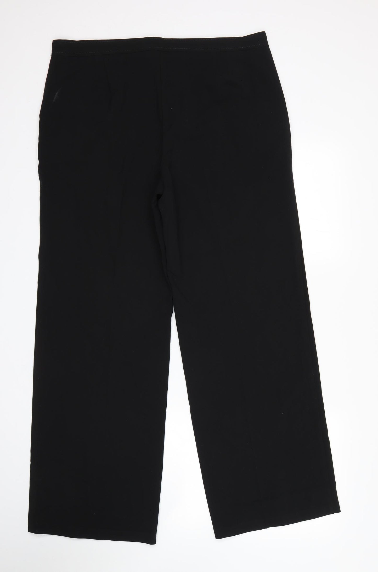 M&S Womens Black   Trousers  Size 16 L30 in